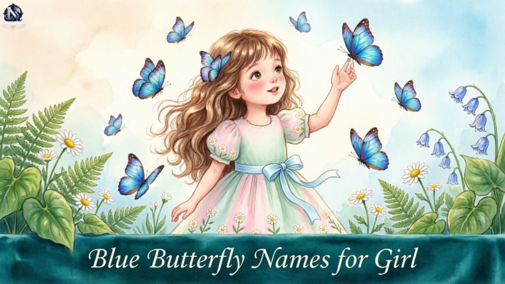 Blue Butterfly Names for Girl