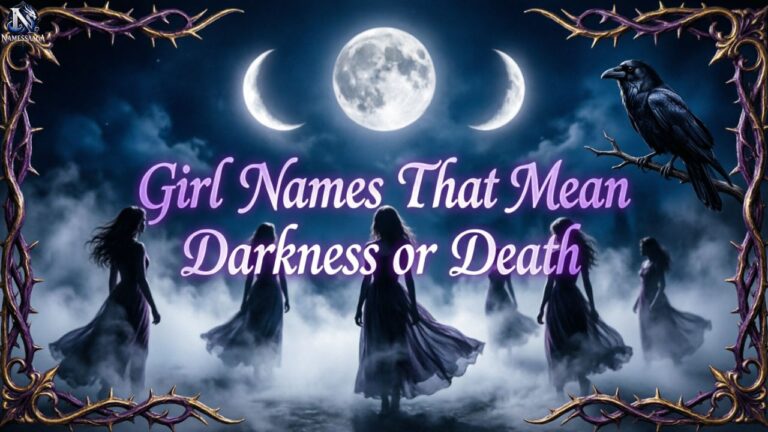 Girl Names That Mean Darkness or Death