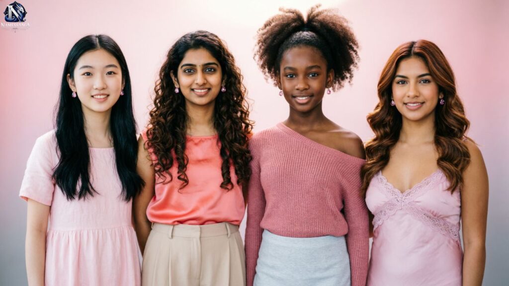 Girl Names That Mean Pink in Different Languages