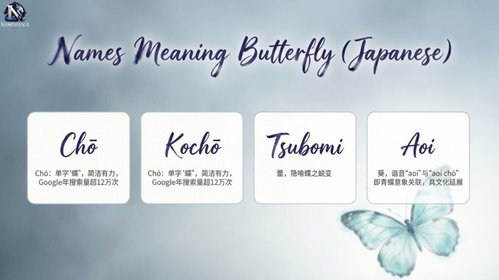 Names Meaning Butterfly (Japanese)