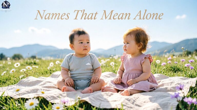 Names That Mean Alone