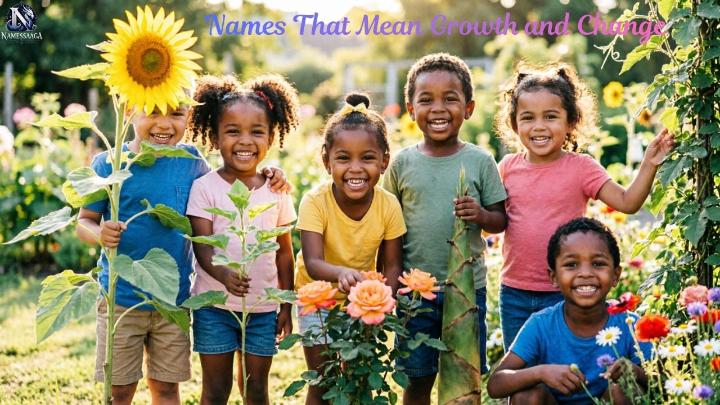 Names That Mean Growth and Change