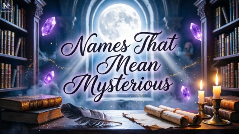 Names That Mean Mysterious