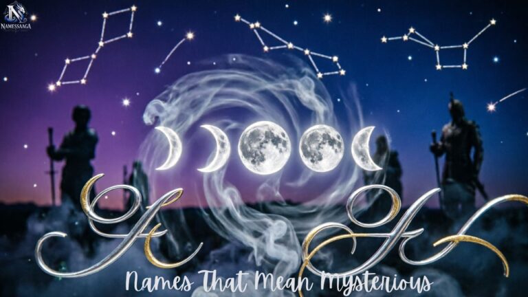 Names That Mean Mysterious