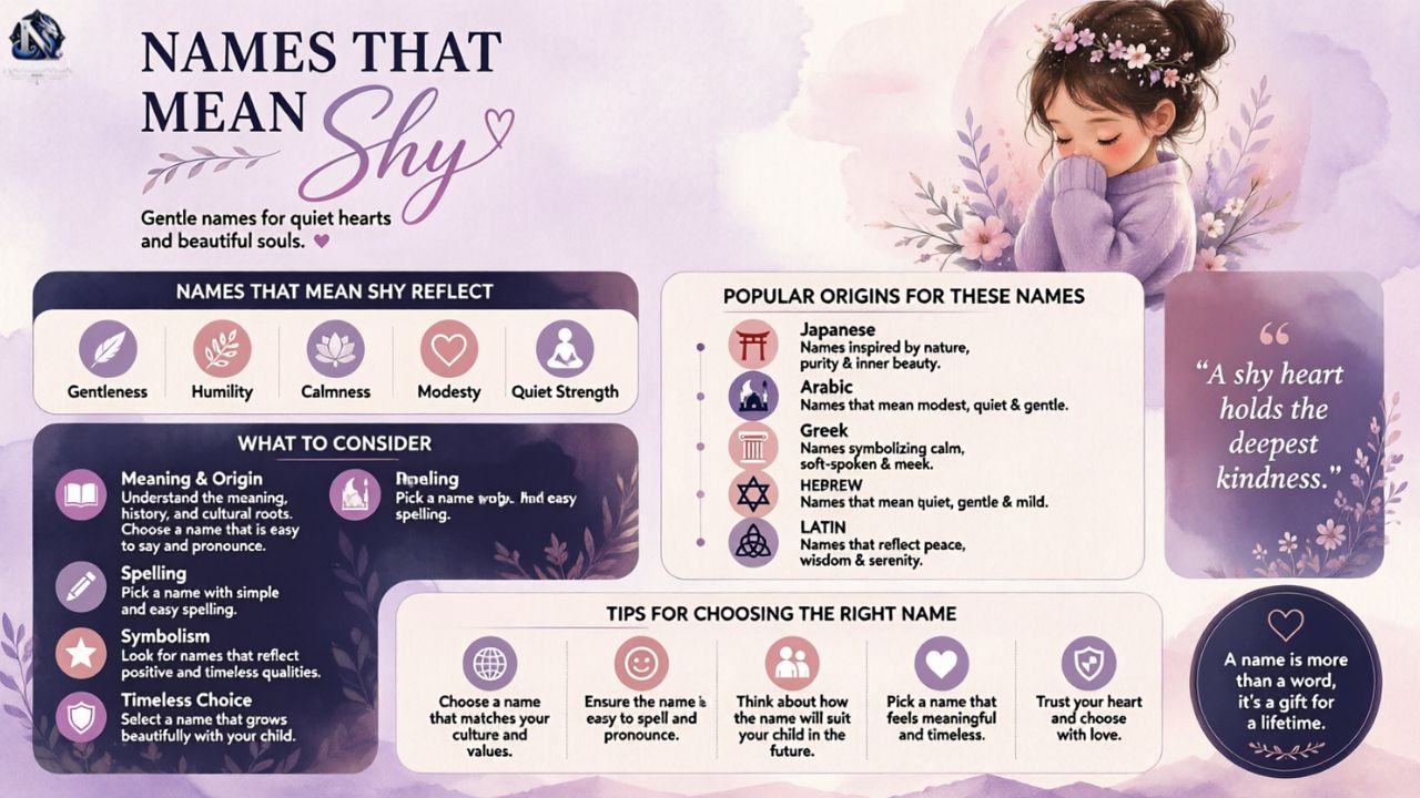Names That Mean Shy