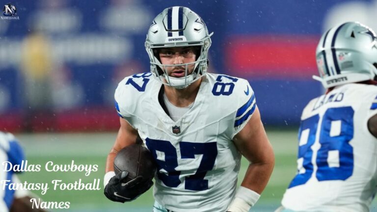 Dallas Cowboys Fantasy Football Names