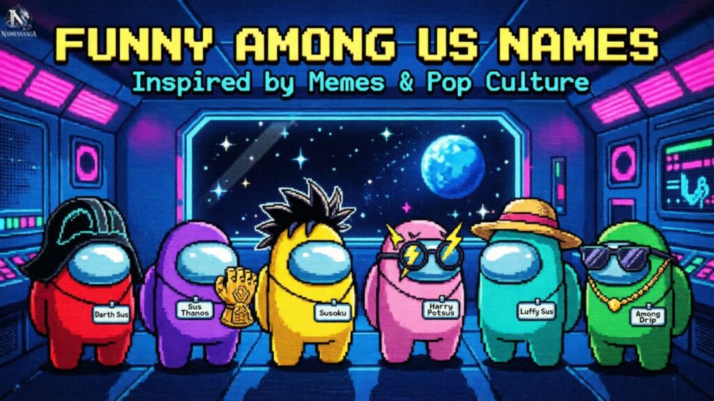 Funny Among Us Names Inspired by Memes & Pop Culture