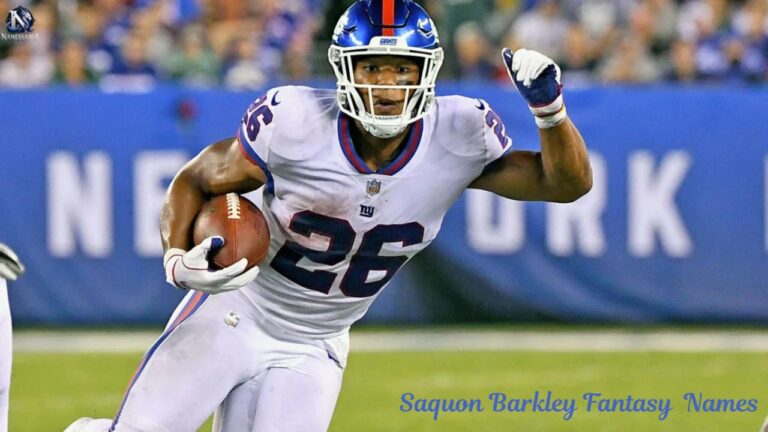 Saquon Barkley Fantasy Names