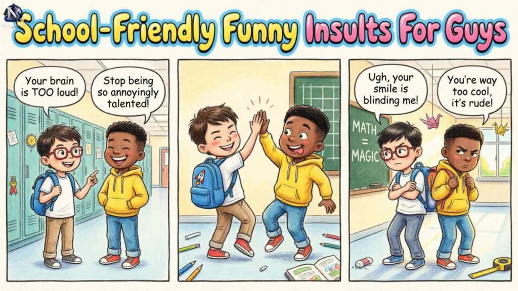 School-Friendly Funny Insulting Names For Guys