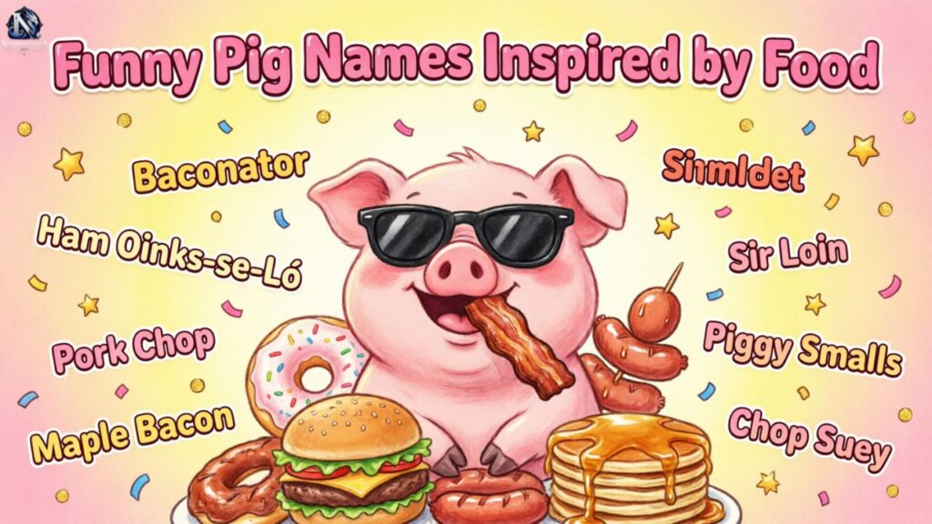 Funny Pig Names Inspired by Food