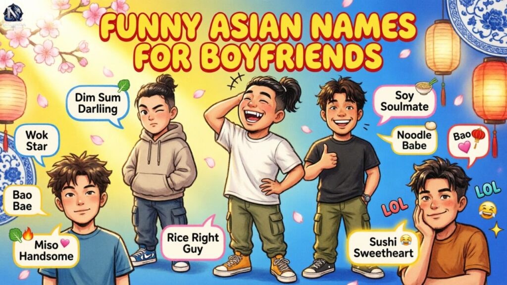 Funny Asian Names for Boyfriends
