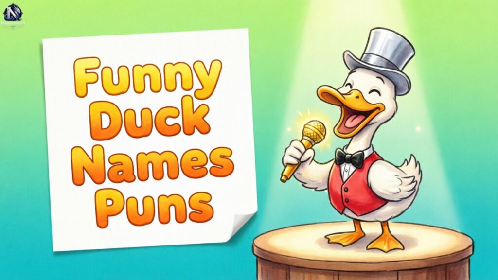 Funny Duck Names Puns