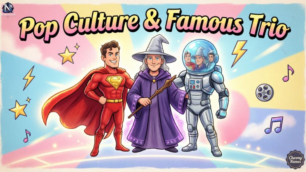 Pop Culture & Famous Trio Names