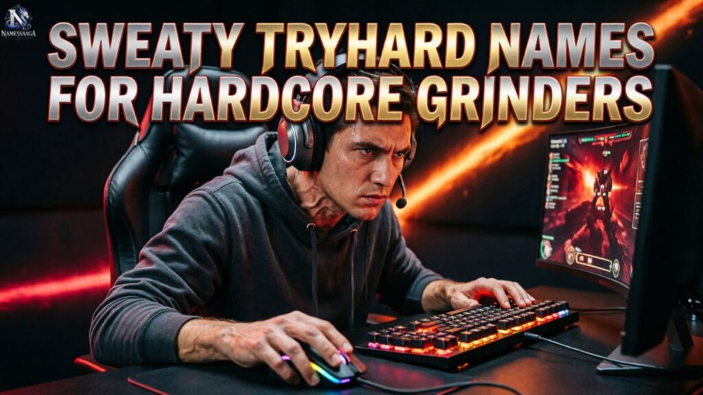 Sweaty Tryhard names For Hardcore Grinders