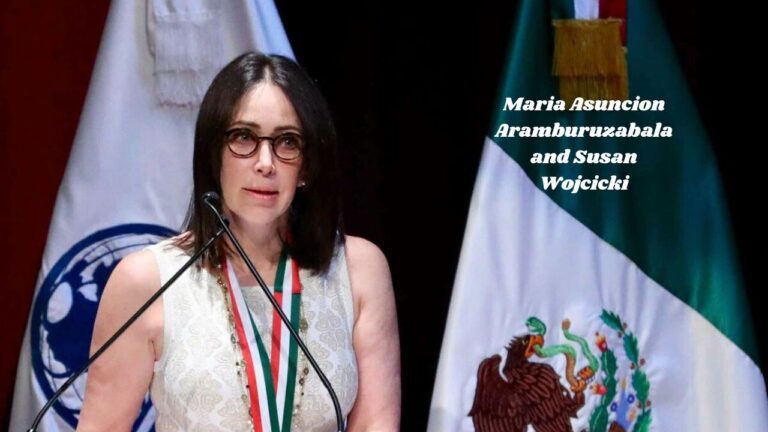 Maria Asuncion Aramburuzabala and Susan Wojcicki
