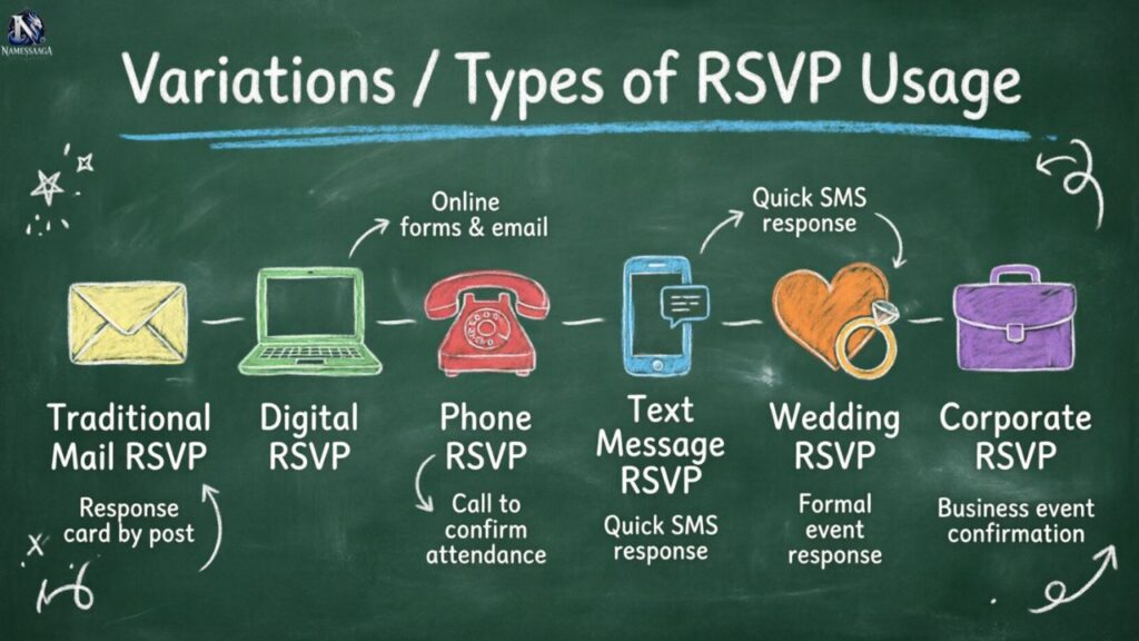 Variations / Types of RSVP Usage